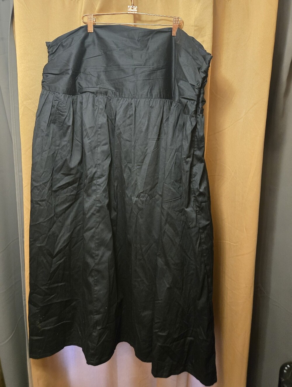 The Drop 3x Black A-Line Maxi Skirt - Classic Women's Skirt